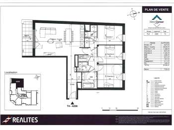 Location Appartement 4 piècesSaint-Herblain