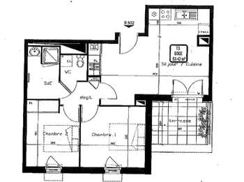 Location appartement 3 pièces