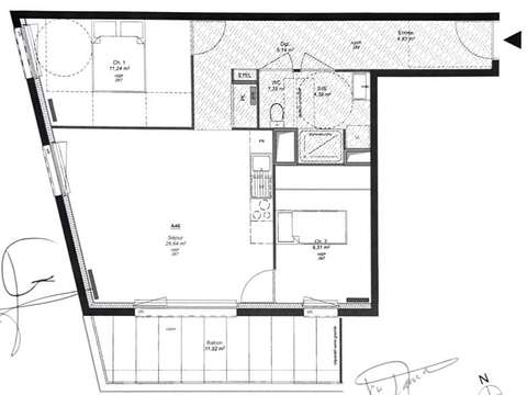 Location appartement 3 pièces