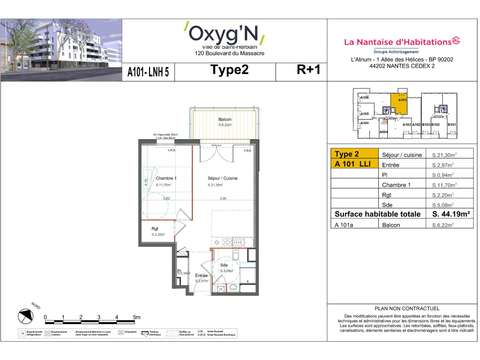 Location appartement 2 pièces