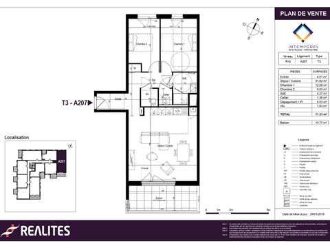 Location appartement 3 pièces Saint-Malo 35