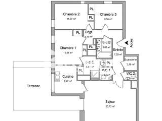 Location appartement 4 pièces