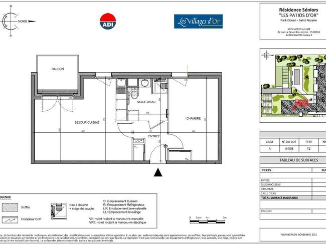 Location appartement 2 pièces
