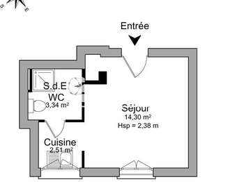 Location appartement 1 pièce