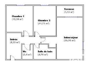 Location appartement 3 pièces