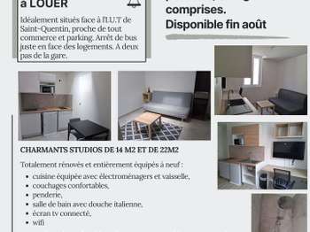 Location Appartement T1Saint-Quentin