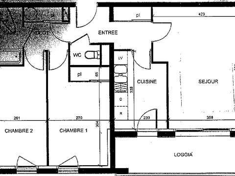 Location appartement 3 pièces Saint-Sébastien-Sur-Loire Centre 44