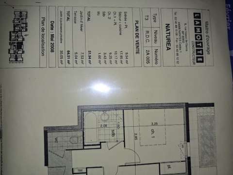 Location appartement 3 pièces