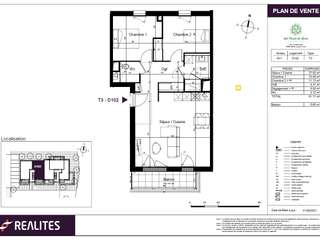 Location appartement 3 pièces Location appartement 3 pièces