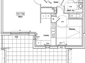 Location Appartement 2 piècesSainte-Luce-sur-Loire