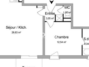 Location appartement 2 pièces