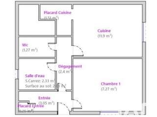 Location appartement 2 pièces Location appartement 2 pièces