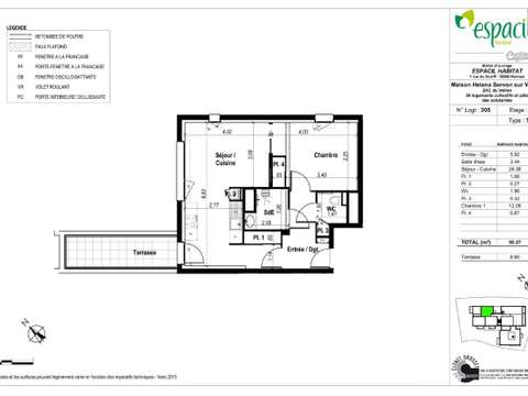 Location appartement 2 pièces