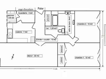 Location Appartement 3 piècesSète