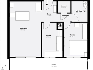 Location appartement 2 pièces