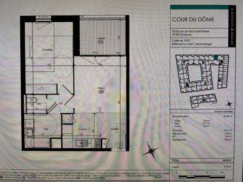 Location appartement 2 pièces