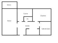 Location appartement 2 pièces