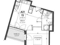Location appartement 2 pièces