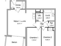 Location appartement 3 pièces Location appartement 3 pièces