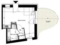Location appartement 1 pièce