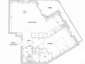 Location Appartement 2 piècesVezin-le-Coquet