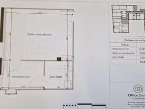 Location Bureaux et commerces 31 m&sup2;Acigné