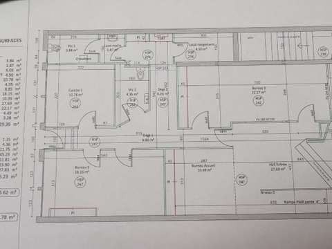Bureaux et commerces 1 pièce