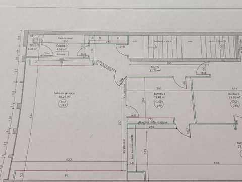 Bureaux et commerces 1 pièce