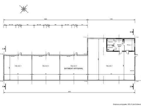Bureaux et commerces 1 pièce