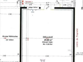 Bureaux et commerces 2 pièces