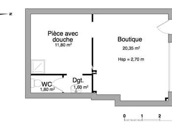 Location Bureaux et commerces 35 m&sup2;Lorient