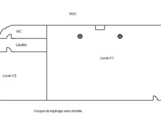 Bureaux et commerces 1 pièce