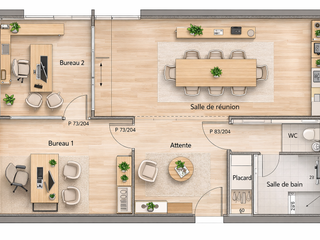 Divers locations 3 pièces