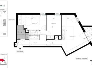 Location Divers 2 chambresVannes Centre Ville