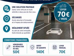 Location Garage box et parking 10 m&sup2;Nantes Gare Sud - Malakoff