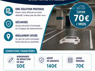 Location garage box et parking