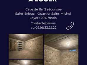 Location Garage box et parking 10 m&sup2;Saint-Brieuc