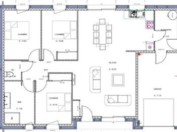 Location Maison 3 chambresAvanton