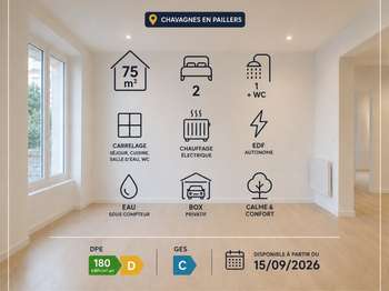 Location Maison 2 chambresChavagnes-en-Paillers
