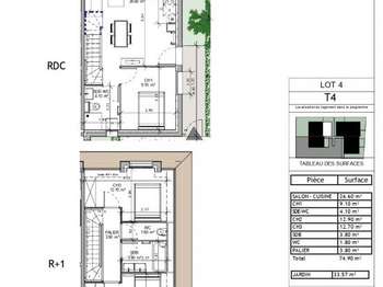 Location maison 4 pièces