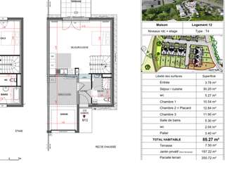 Location Maison 3 chambresHennebont