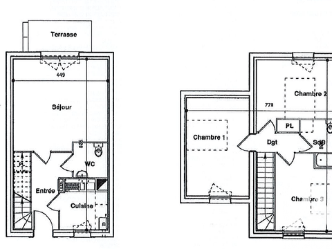Location maison 4 pièces