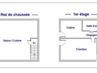 Location maison 2 pièces Location maison 2 pièces