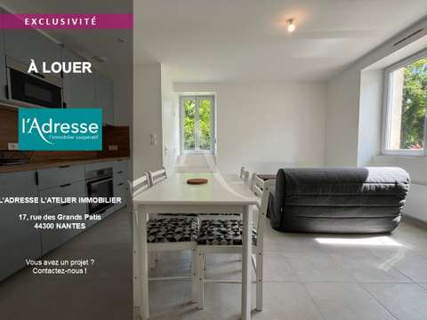 Location maison 3 pièces Nantes Beaujoire - Saint-Joseph 44