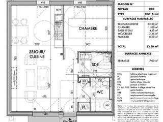 Location maison 2 pièces Location maison 2 pièces