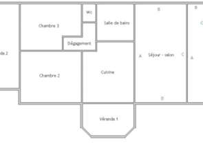 Location Maison 3 chambresSallertaine