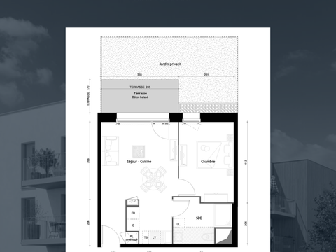 Vente appartement 2 pièces