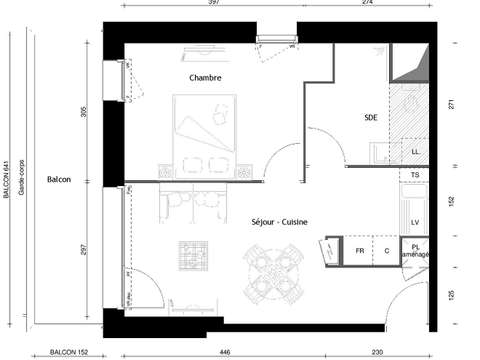 Vente appartement 2 pièces Vente appartement 2 pièces