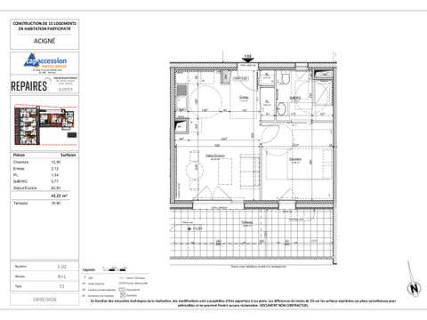 Vente appartement 2 pièces Vente appartement 2 pièces