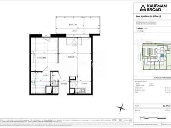 Vente Appartement 2 piècesAgon-Coutainville